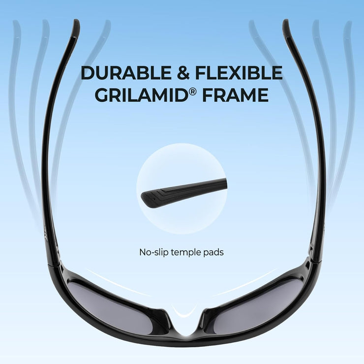 KastKing Dugan Polarized Sport Sunglasses for Men and Women, Ideal for Driving Fishing Cycling Running, UV Protection