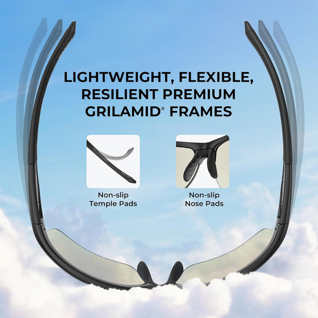 KastKing Tugaloo Semi-Rimless Bifocal Polarized Reader Sunglasses, Bi-focal x1.5 x2.0 x2.5 Magnifications, UV Protection