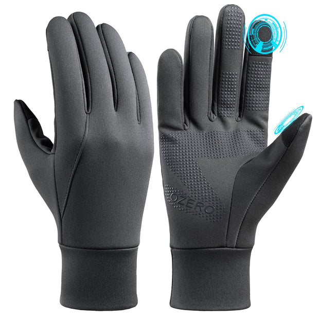 OZERO Winter Touchscreen Gloves for Men: Warm Running Gloves Windproof Water Resistant - Lightweight Thermal Glove for Hiking Cycling Driving